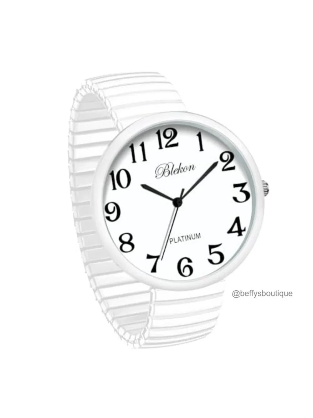 Women's Quartz Wrist Watch Alloy Case Stretch Band Analog